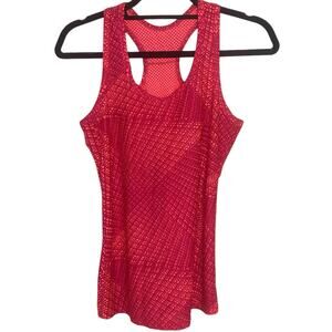 Sculpture Sport Racerback Workout Shirt, Stretch Athleisure Tank Top Pink XS
